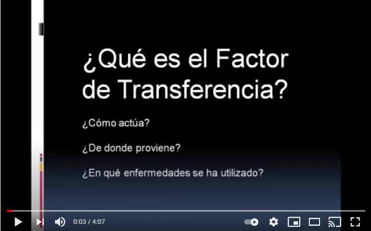 factor de transferencia